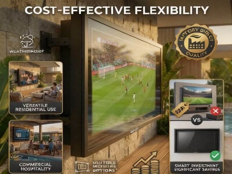 Cost-Effective 85 inch Outdoor TV Cabinet