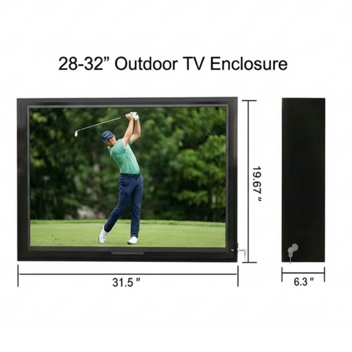28-32 Inch Outdoor TV Enclosure