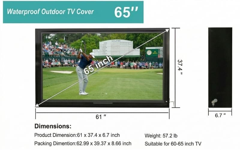 60-65 Inch Outdoor TV Box