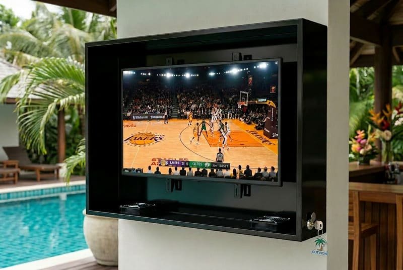 Fan Cooling for Outdoor TV Enclosure in Tropical Climate Cooling fans inside outdoor TV enclosure for hot humid tropical site
